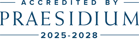 praesidium accreditation logo spanning 2025 - 2028