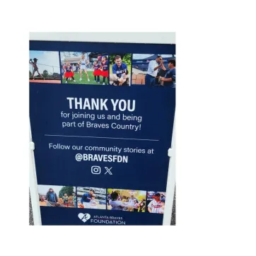 Braves Foundation Food Distribution 