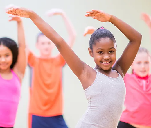 Youth dance class