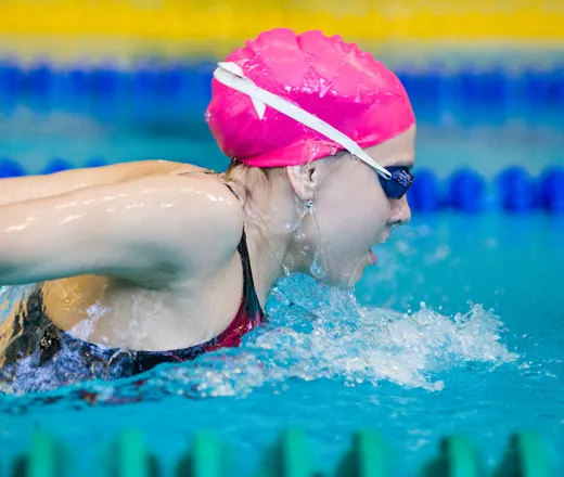 Swim team swimmer